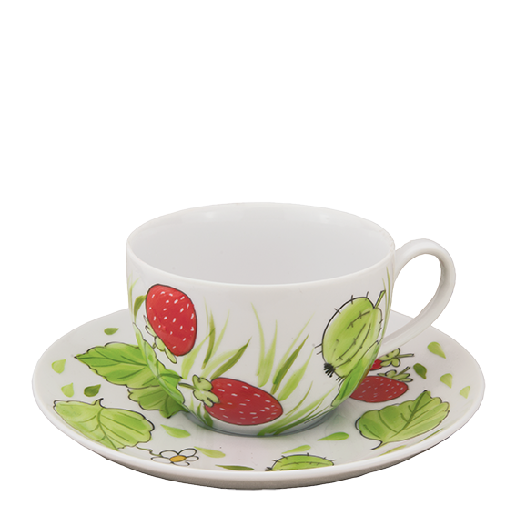 Erdbeer form Kaffeetasse Keramik Tasse Cartoon Frühstück Zubehör